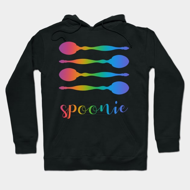 Spoonie (Rainbow) Hoodie by KelseyLovelle